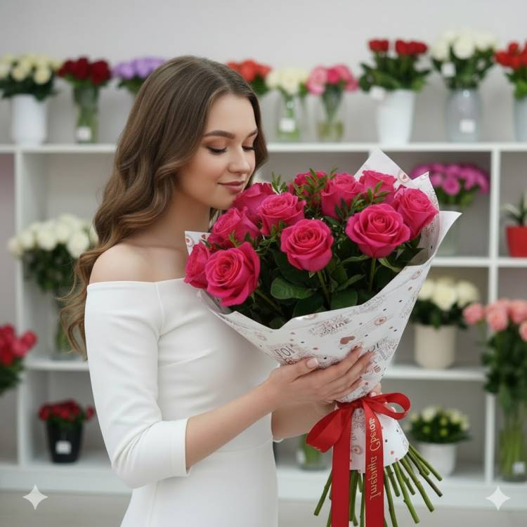 Букет из 7 роз Букет из 7 роз