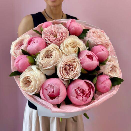 Букет "Нежность Дэвида Остина"